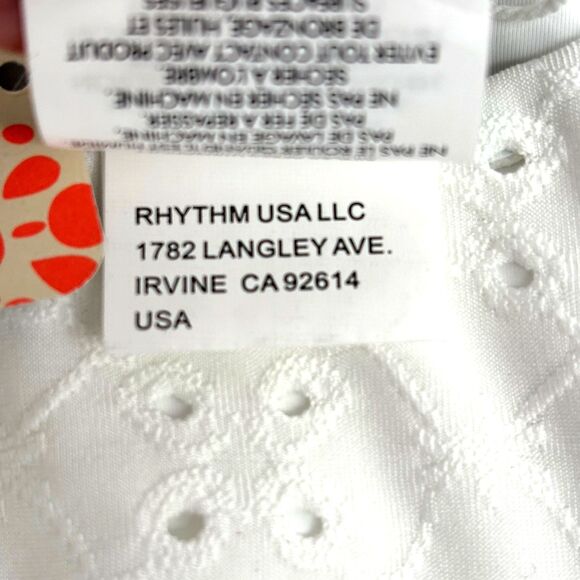 Free People Movement Rhythm Brighton Eyelet White Bikini Bottom Medium $58 NWT - Picture 16 of 16